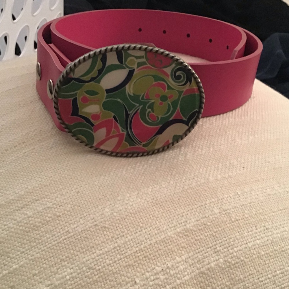 Cute “Lilly Pulitzer” inspired belt